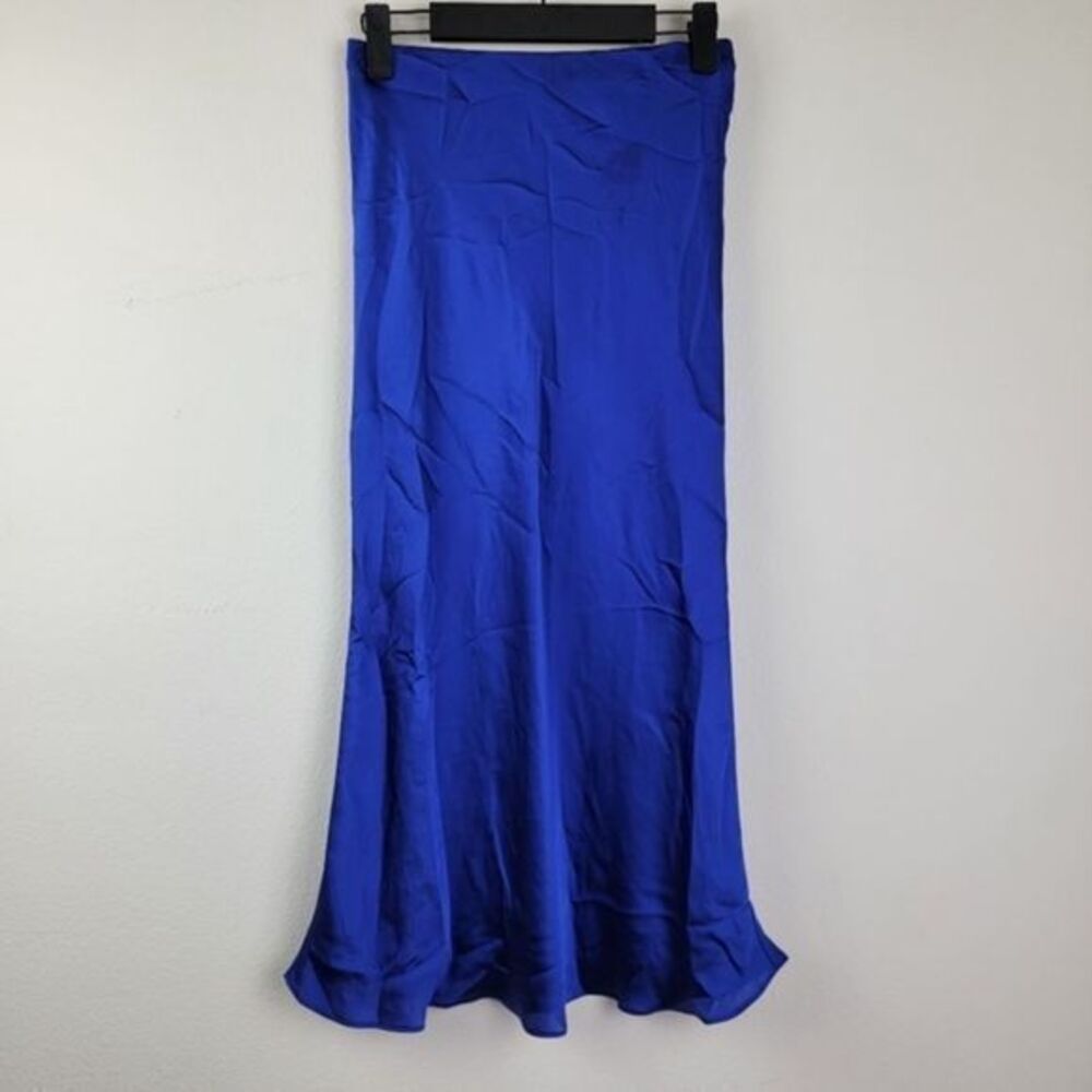 Forever 21 blue midi skirt size small